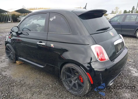 2015 Fiat 500 Abarth from USA, damaged, VIN 3C3CFFFH0FT676931